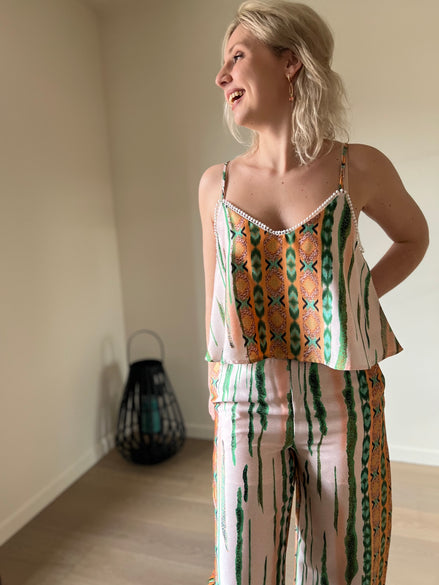 Boho top kaki