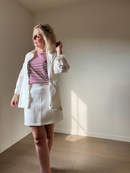 Crochet jacket white