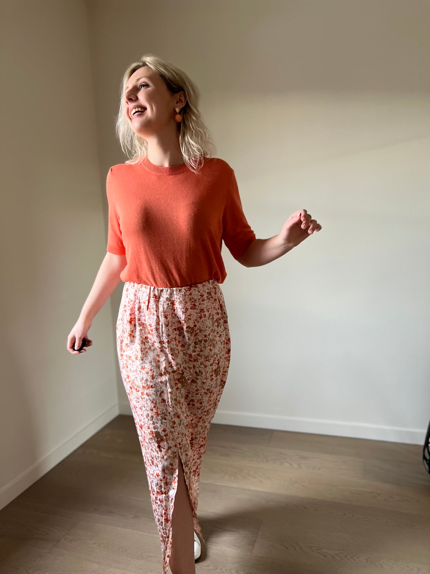 Ashley top orange