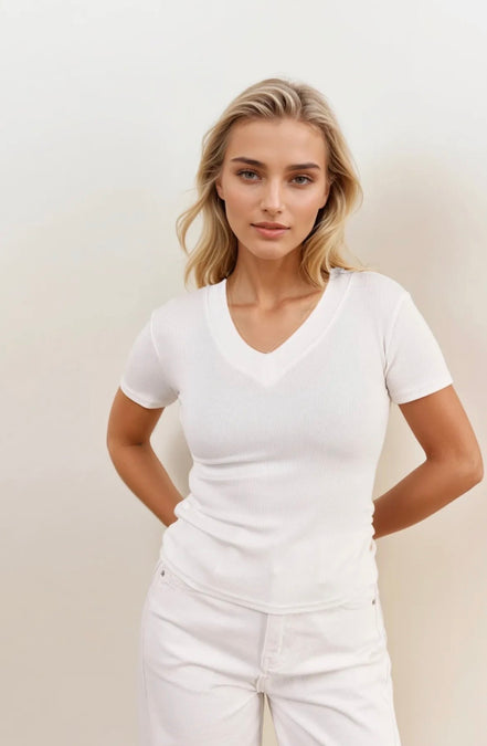 Basic white t-shirt