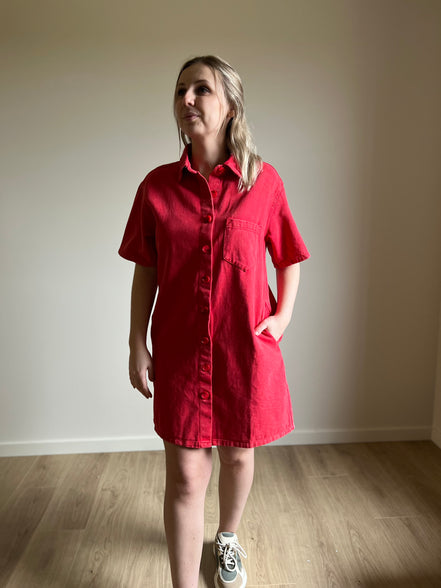 Charley jeansdress red