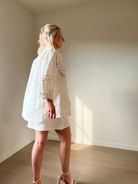 Crochet jacket white