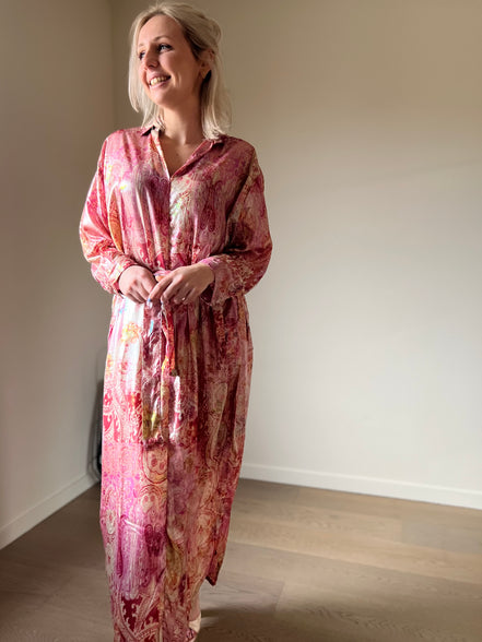 Lizy foil dress