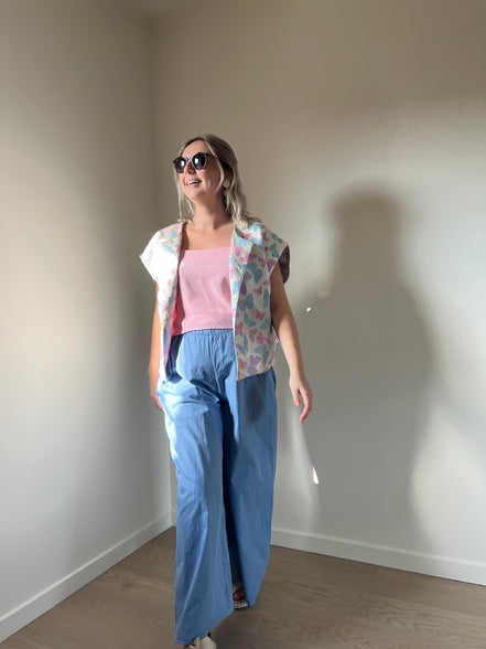 Cotton pants blue