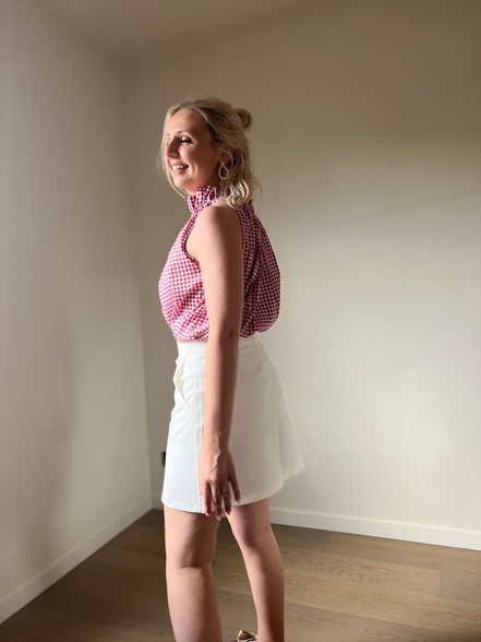 Op maat gemaakte rok wit