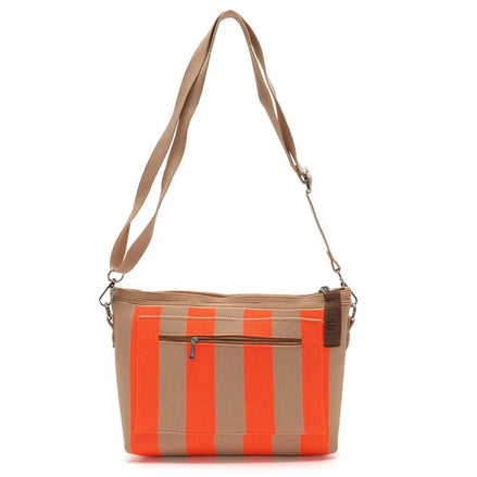 Stripe Crossbody bag orange