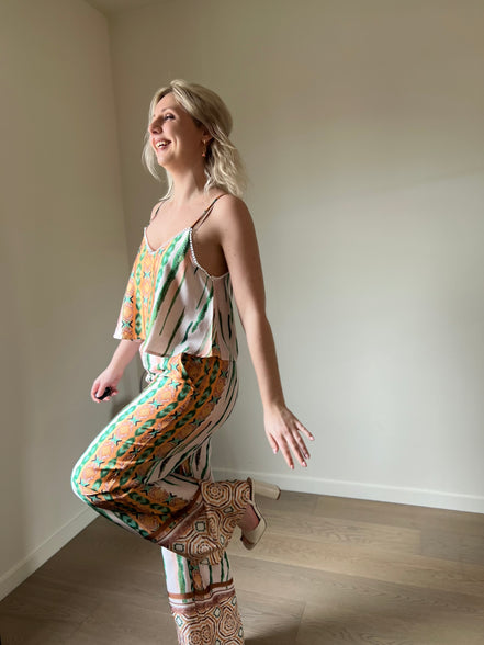 Boho top kaki