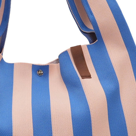 Striped bag blue
