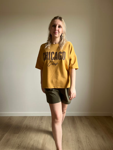 Chicago Club Sweater - mustard