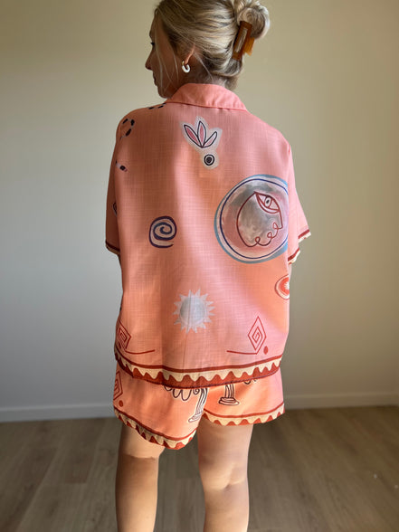 Paloma ensemble peach