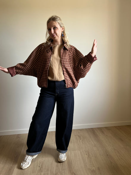 Camel striped shirt