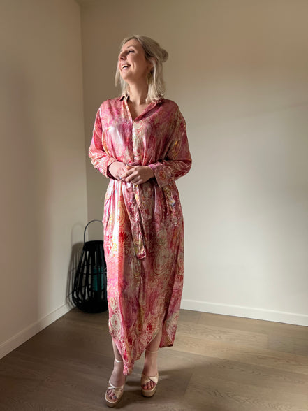 Lizy foil dress