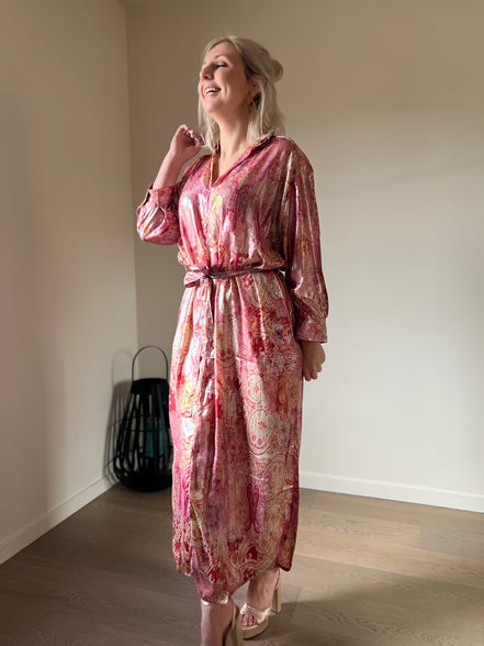 Lizy foil dress