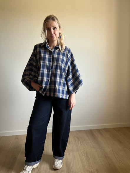Carreaux shirt - Blue