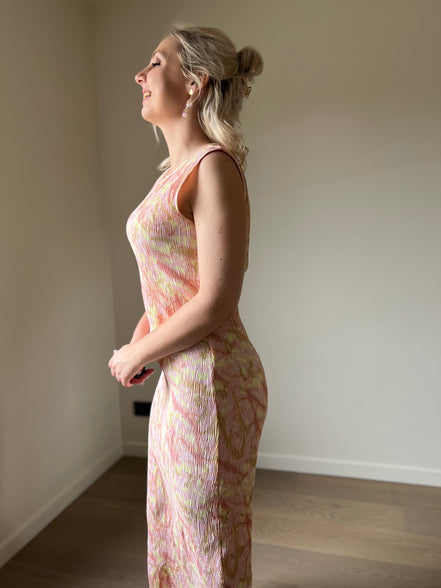 Emelie pleated dress