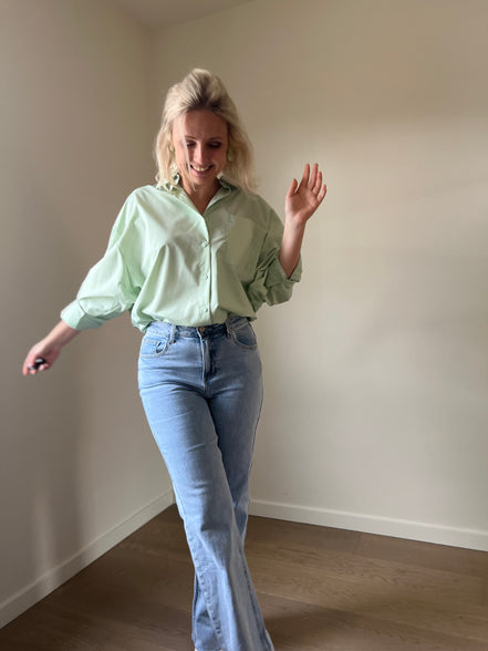 Pastel shirt green