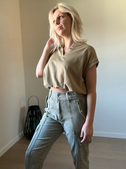 Poof T-shirt khaki