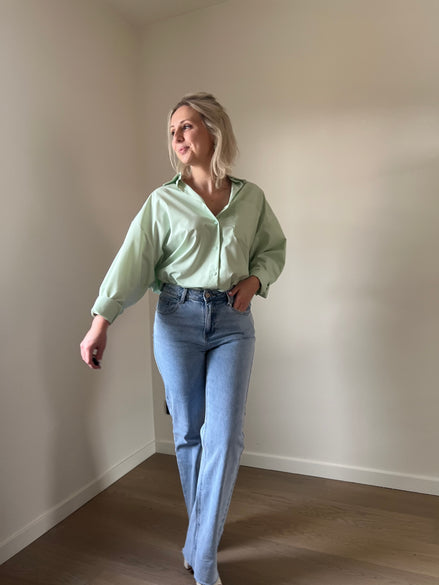 Pastel shirt green