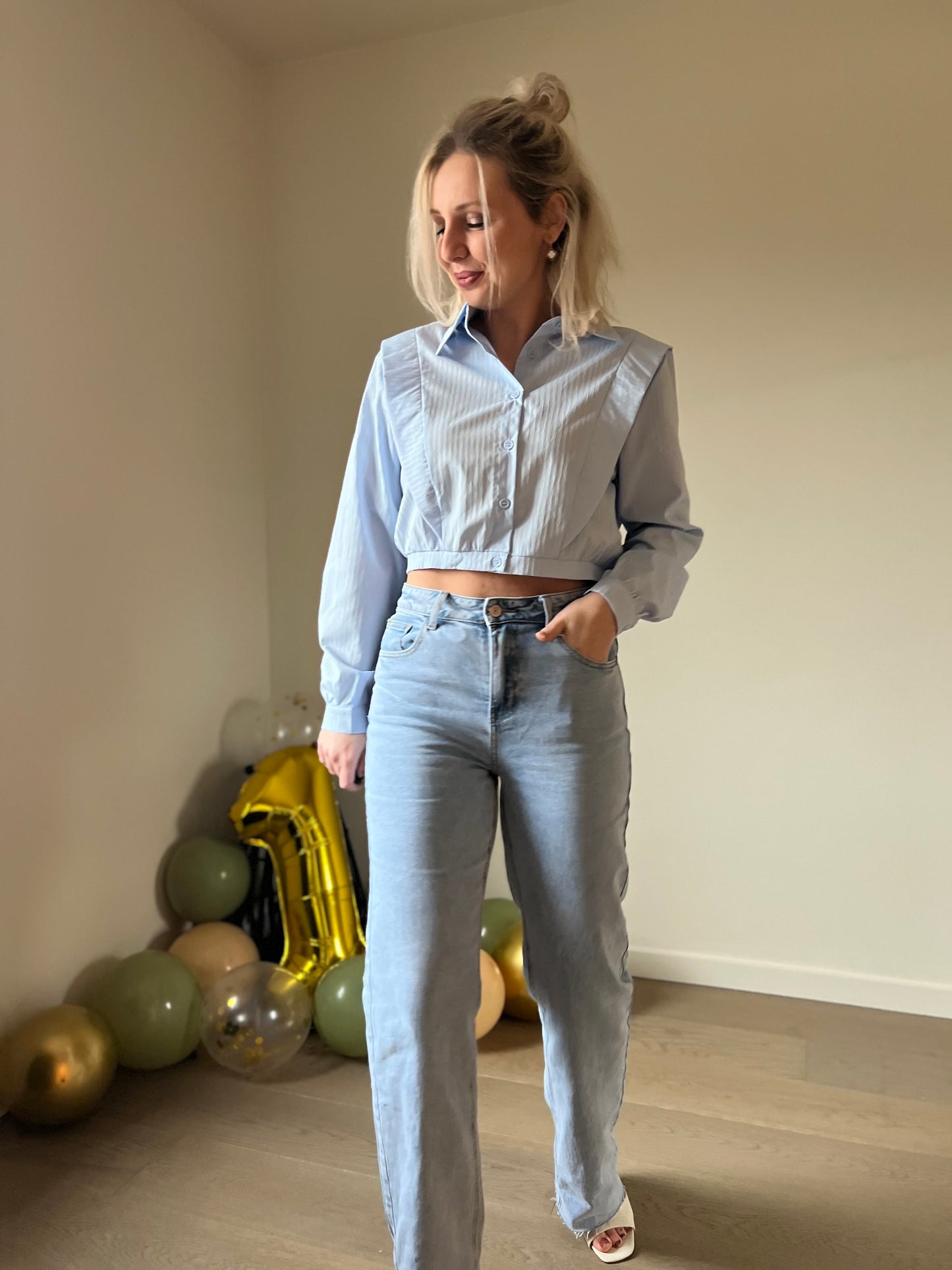 Straight jeans light blue