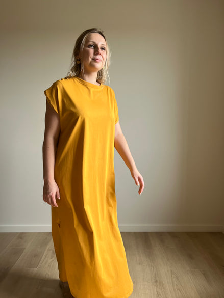 Anna dress mustard
