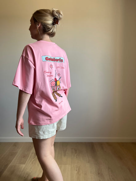 Gelateria Tee - Pink