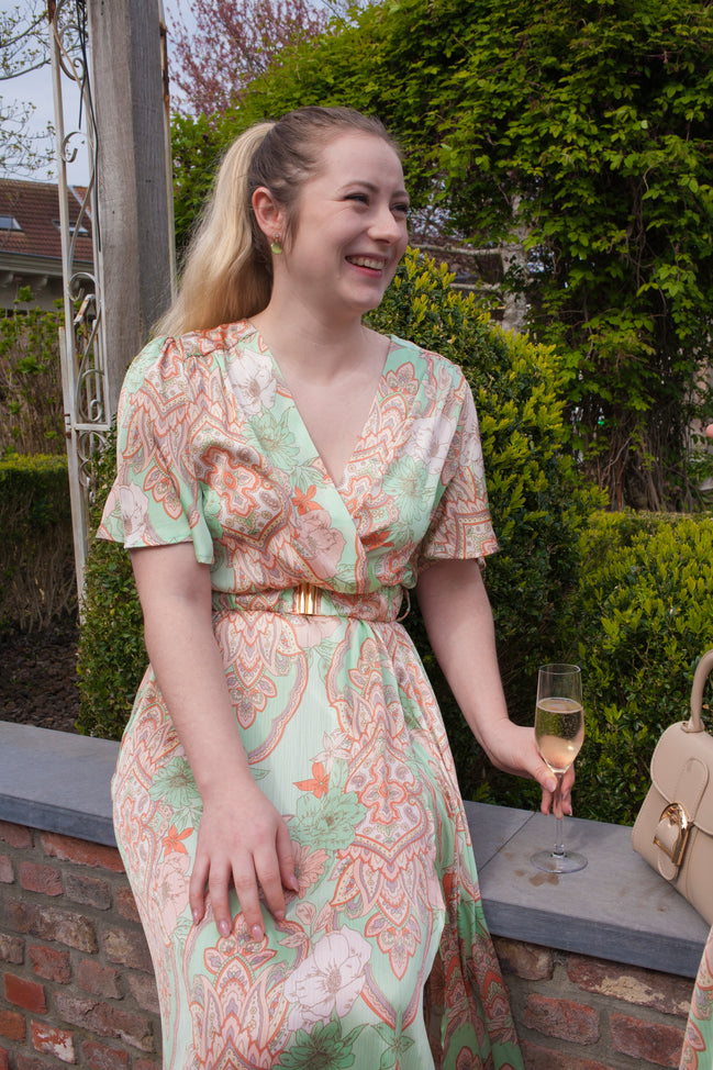 Gambia green dress