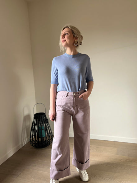 Caro pants violet