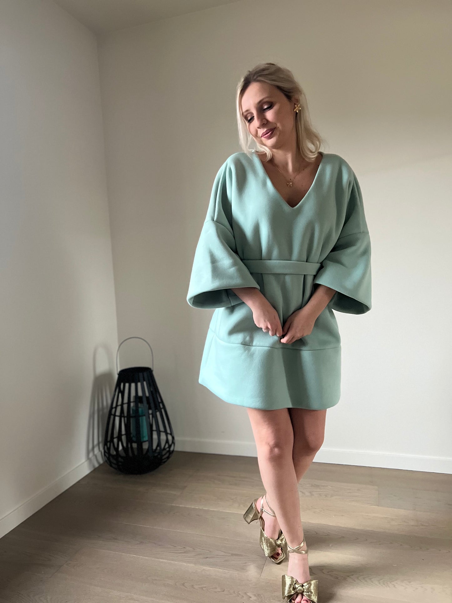 Lune dress mint