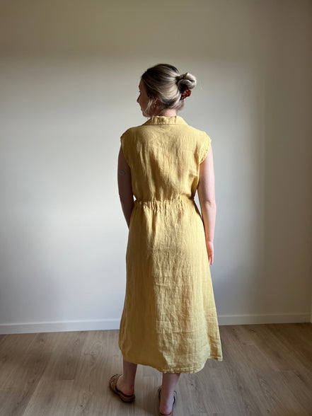 Mais linen sleeveless dress