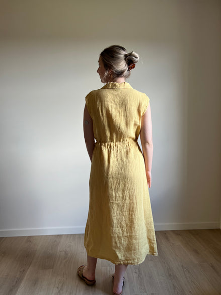 Mais linen sleeveless dress