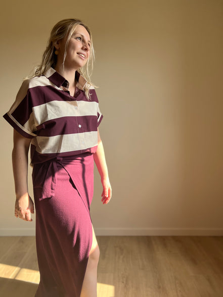 Wrap skirt - Burgundy