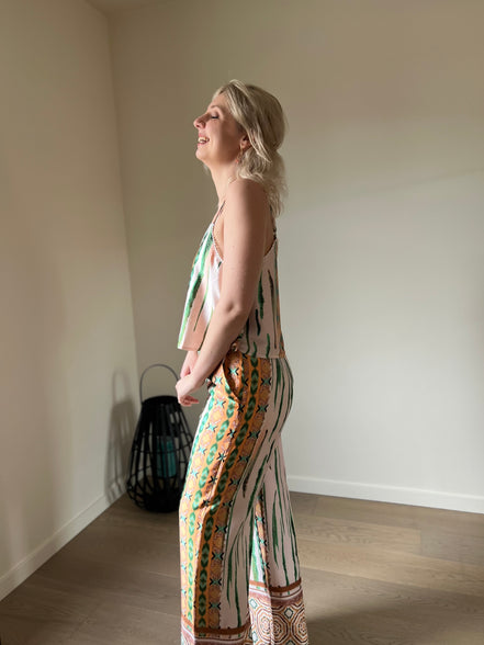 Boho top kaki