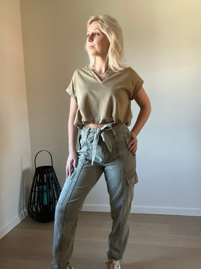 Cargo pants khaki