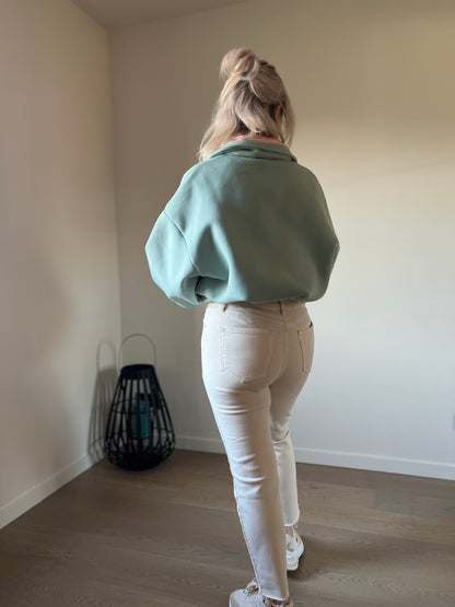 Mom jeans beige