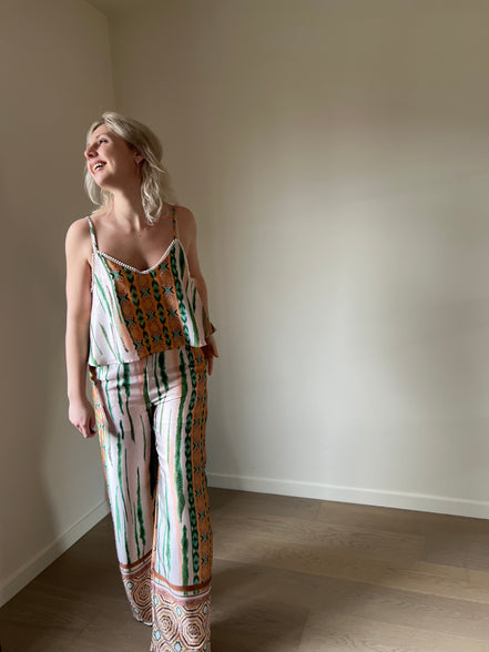 Boho top kaki