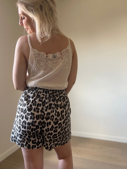 Crochet top beige