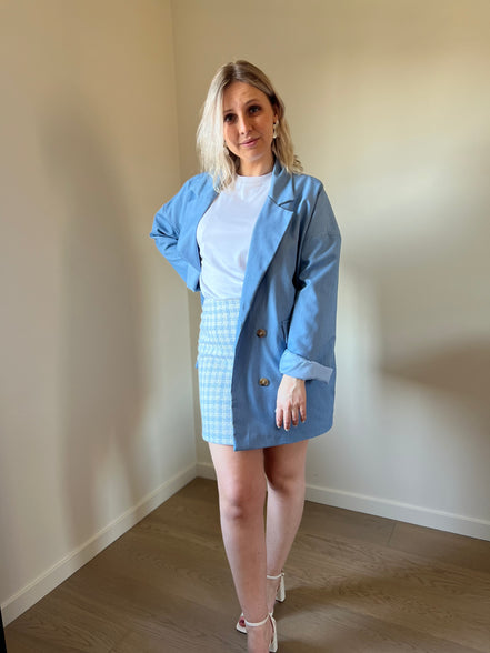 Blazer oversized blue