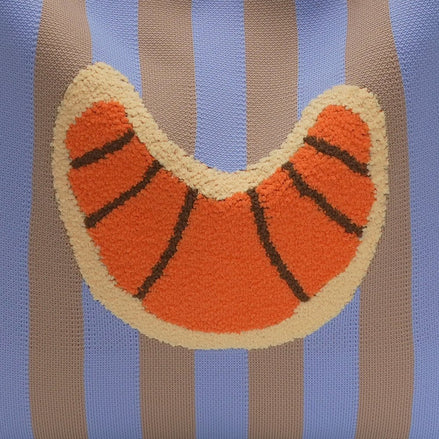 Croissant bag blue