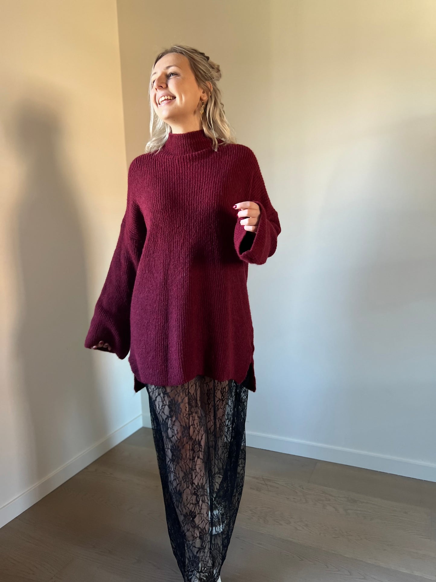 Ola knit bordeaux