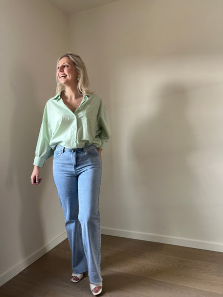 Pastel shirt green