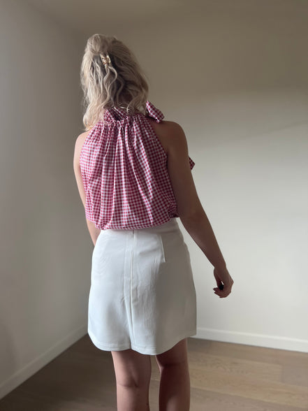 Op maat gemaakte rok wit