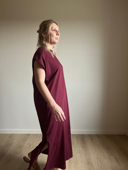 Anna dress burgundy