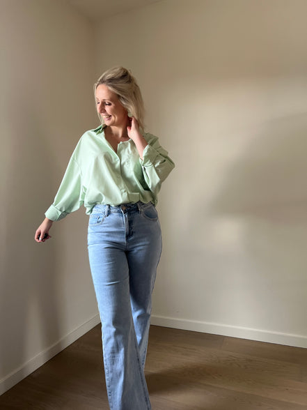 Pastel shirt green