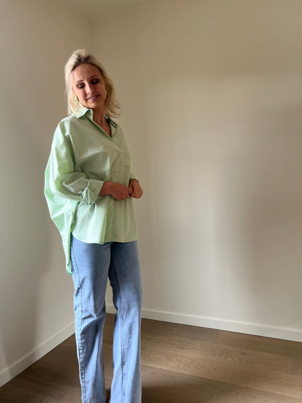 Pastel shirt green