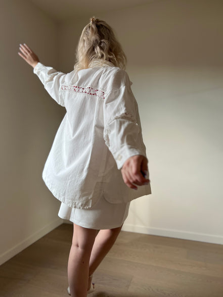 Crochet jacket white