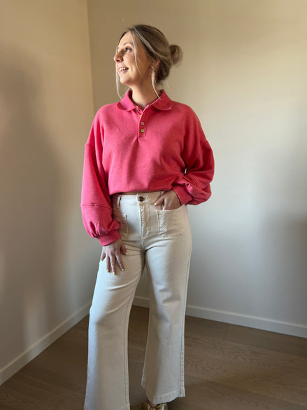 Polo sweater watermelon