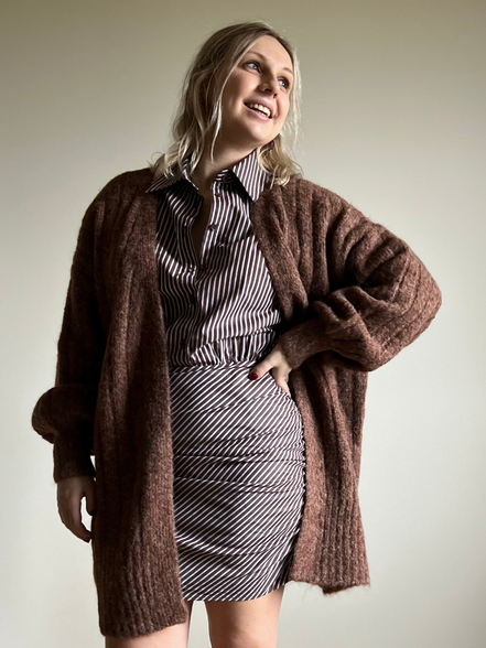 Chocolate cardigan