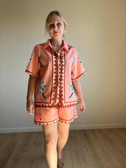 Paloma ensemble peach