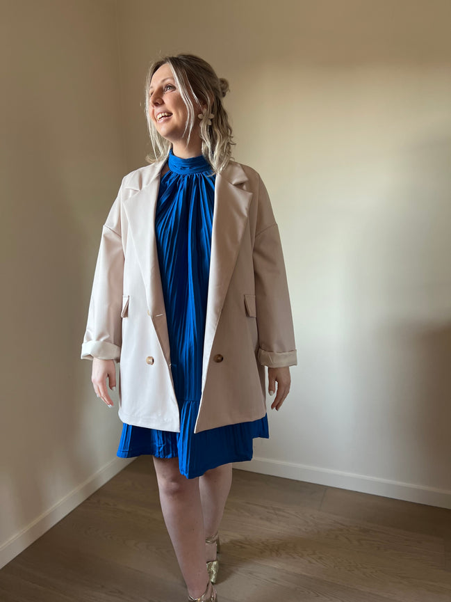 Blazer oversized beige