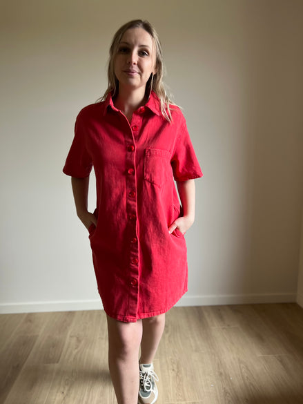 Charley jeansdress red